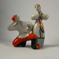 Миниатюрная статуэтка "Танцующая пара" ПЗХК